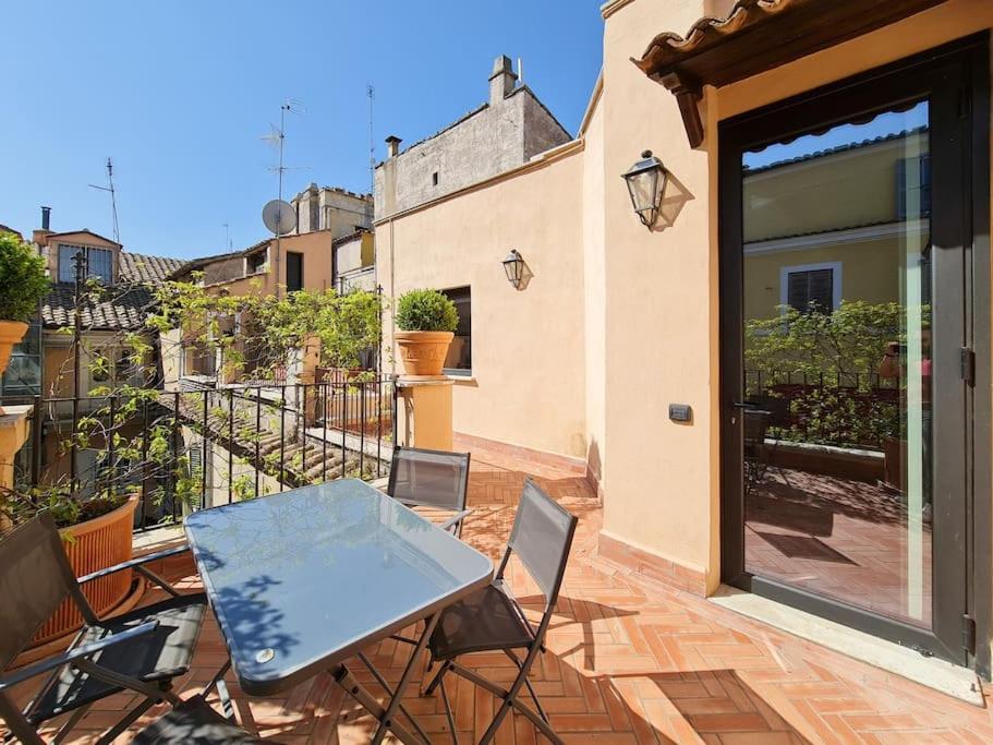 Boutique Penthouse With Terrace, Spanish Steps Rom Exterior foto
